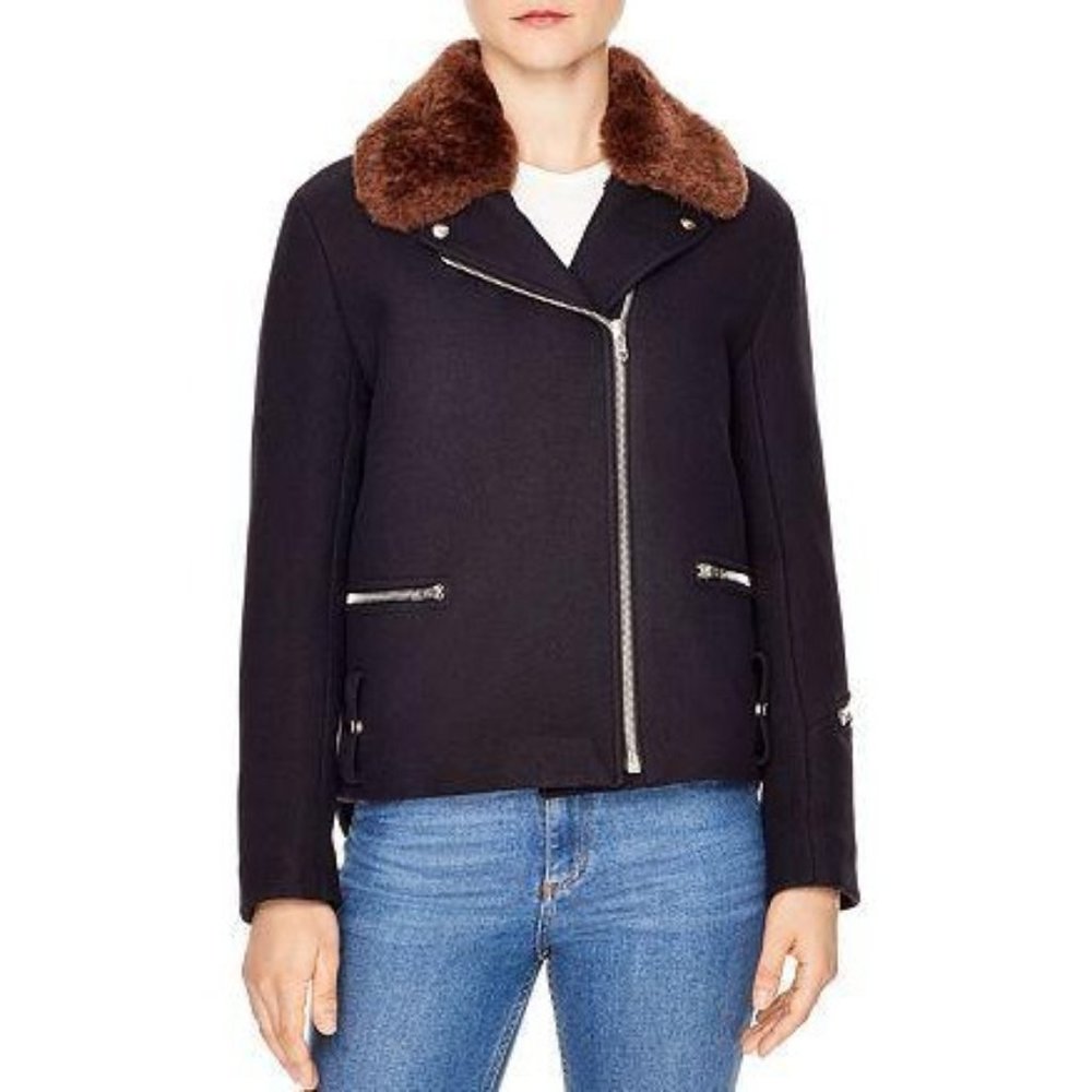 nwt sandro elma jacket